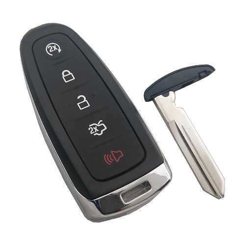4 button + panic smart key shell, fits Ford