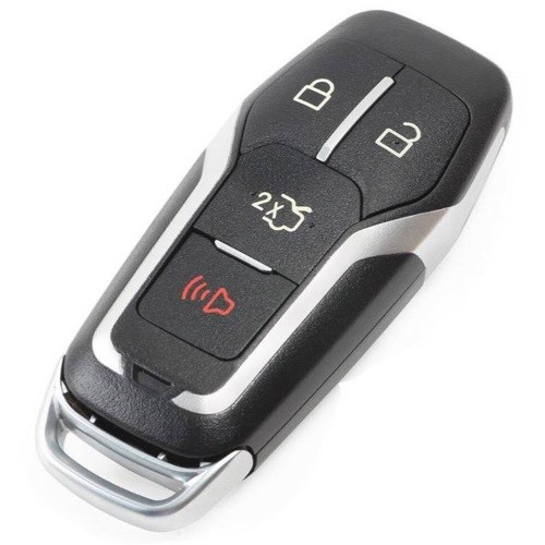 3+1 button smart remote key shell, fits Ford