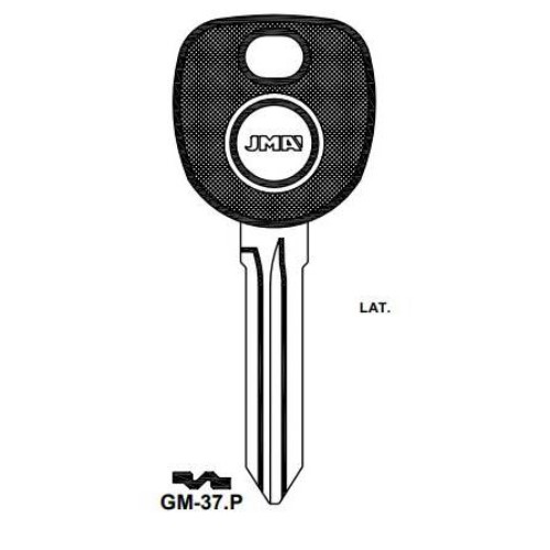 Transponder Key blank TP00GM-37P