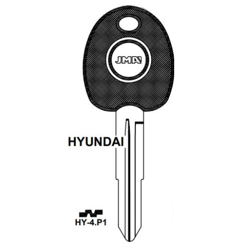 Hyundai transponder key blank TP00HY-4P1