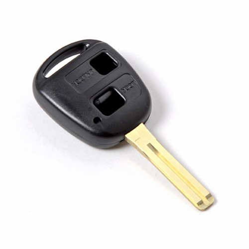 2 button key shell with short TOYO-36.P blade, fits Lexus