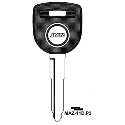 Transponder Key blank TP00MAZ-11DP2
