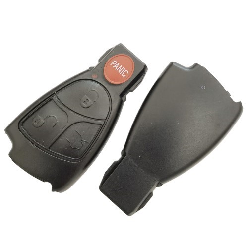 3+1 button smart key shell, fits Mercedes Benz