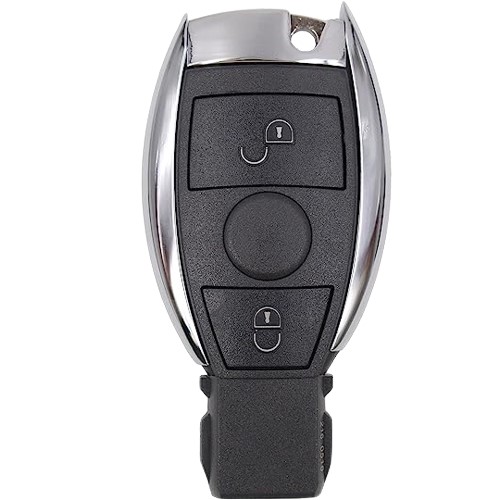 Smart 2 button remote shell  with battery holder, fits Mercedes Benz