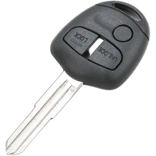 3 button remote key shell with MIT-12.P blade, fits Mitsubishi