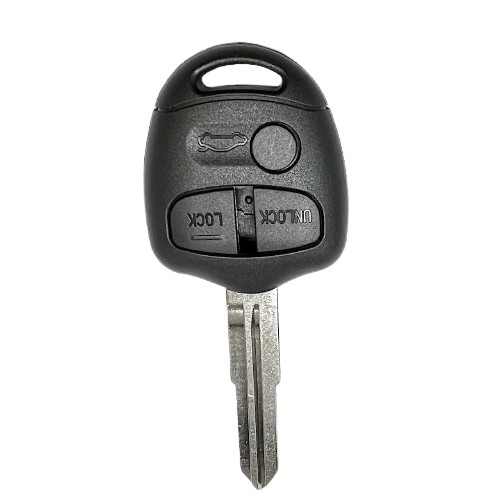 3 button remote key shell with MIT-8D.P blade, fits MITSUBISHI