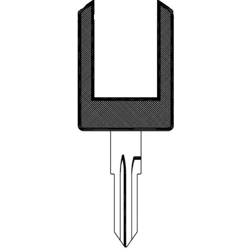 Transponder Key blank TP00OP-STL2