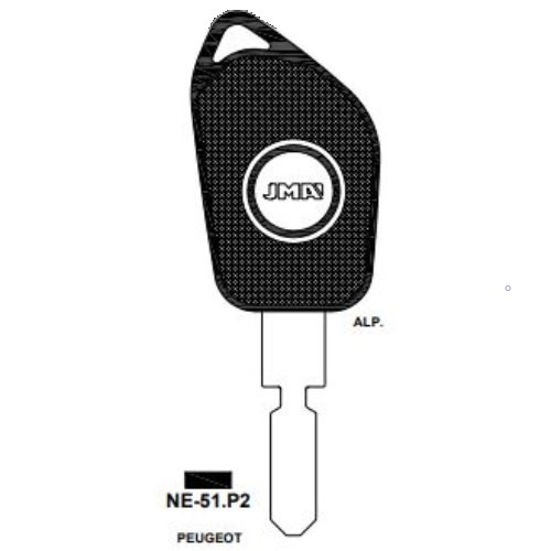 Transponder Key blank TP00NE-51P2