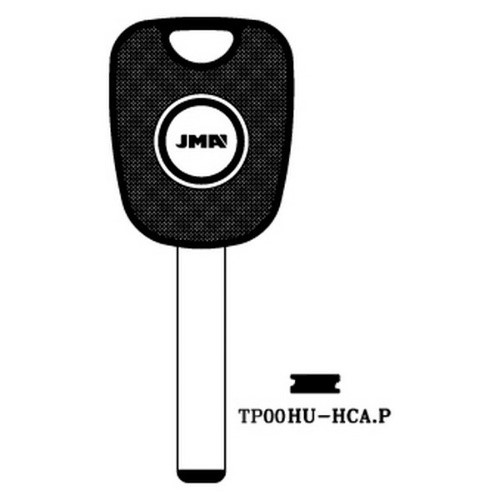 Transponder Key blank TP00HU-HCAP