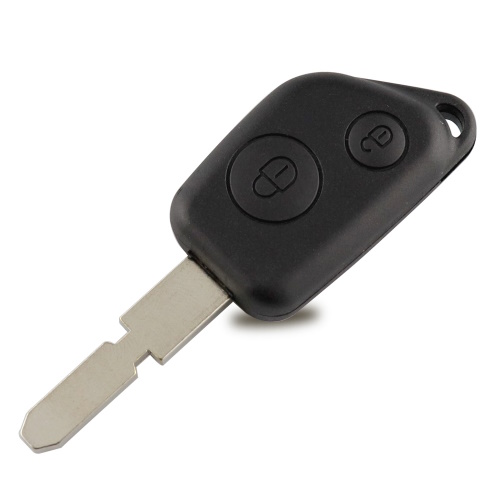 Peugeot 2 button key shell with NE-36.P blade