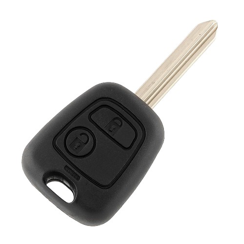 2 button key shell with SIX-3.P blade, fits Peugeot