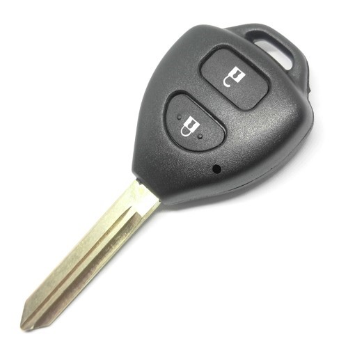 Toyota 2 button key shell with TOYO-19.P blade