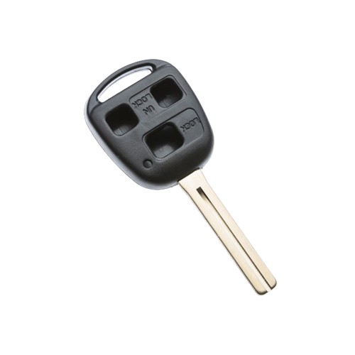 Toyota 3 button remote key shell with TOYO-48.P blade
