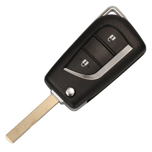2 button flip key shell, fits Toyota