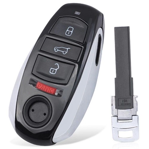 3+1 button remote key shell, fits VW Toureg