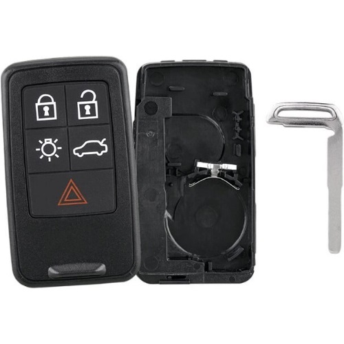 5 button remote key shell with 1part battery, fits Volvo - Image 2