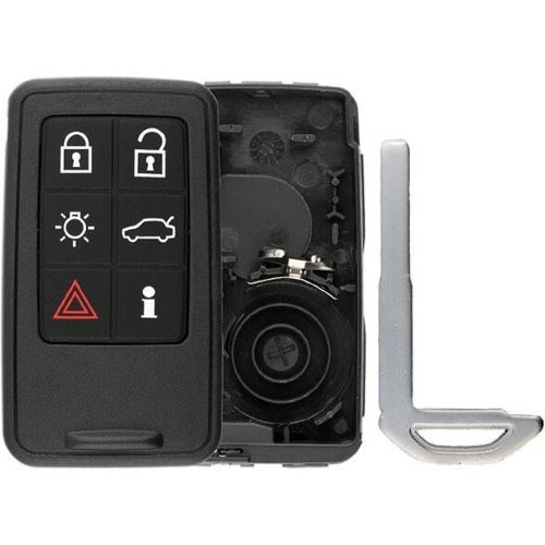 6 button remote key shell with 1part battery , fits Volvo - Image 2