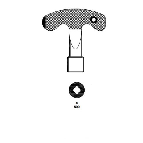 Electrical panel key 500