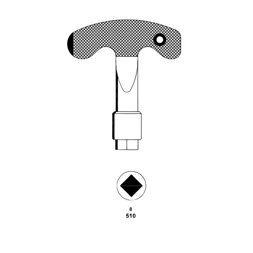 Electrical panel key 510