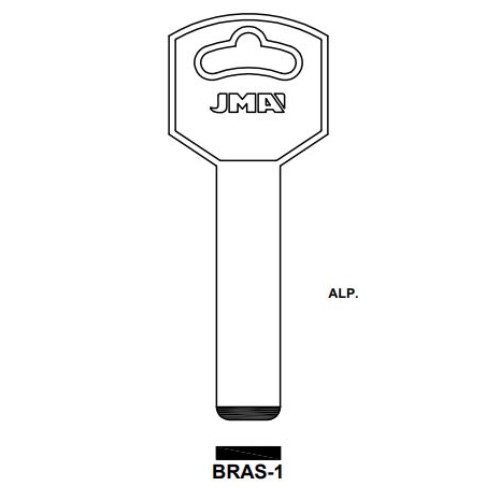Key Blank BRAS-1