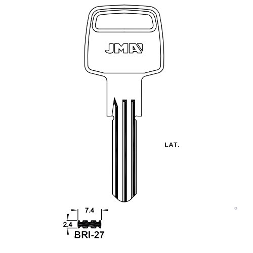 Key Blank BRI-27