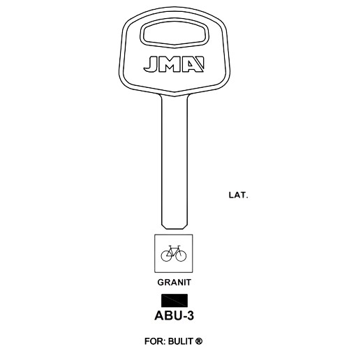 Key Blank ABU-3