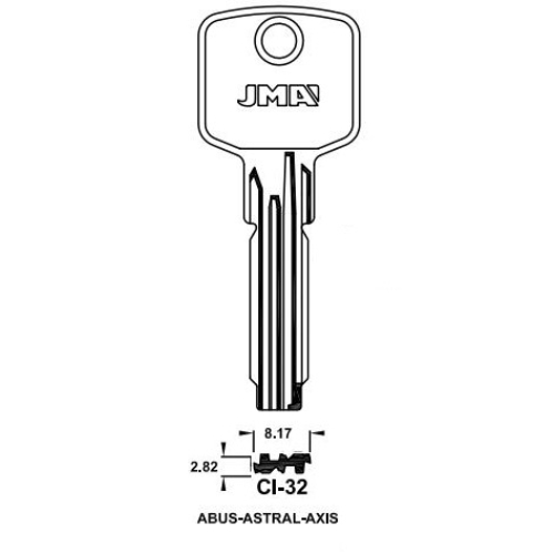Key Blank CI-32