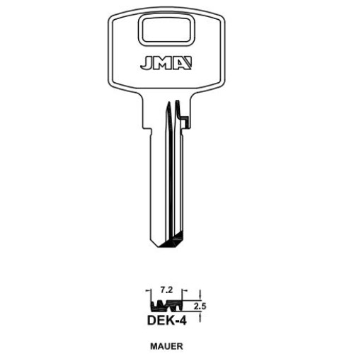 Key Blank DEK-4