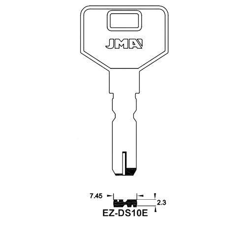 Key Blank EZ-DS10E