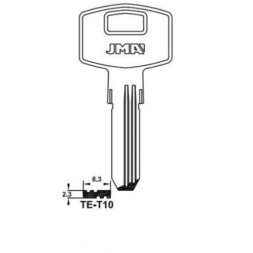 Key Blank TE-T10
