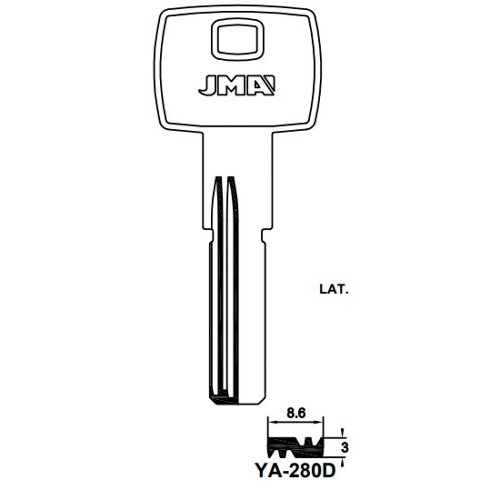 Key Blank YA-280D