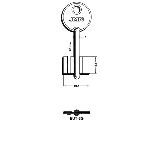 Key Blank EUT-3G