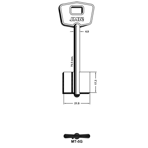 Key Blank MT-5G