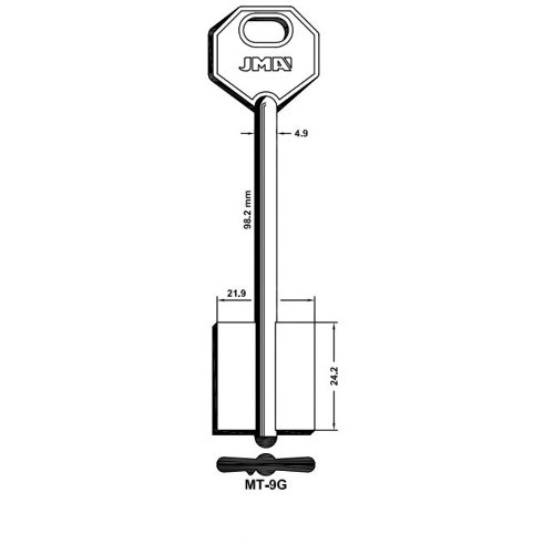 Key Blank MT- 9G