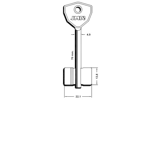 Key Blank SAM-5G