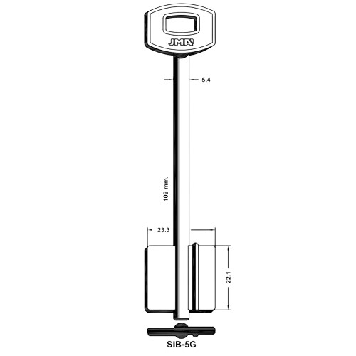 Key Blank SIB-5G