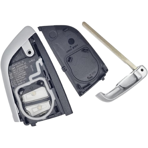Smart key with 3 button key shell, fits BMW CAS4 Series - Image 2