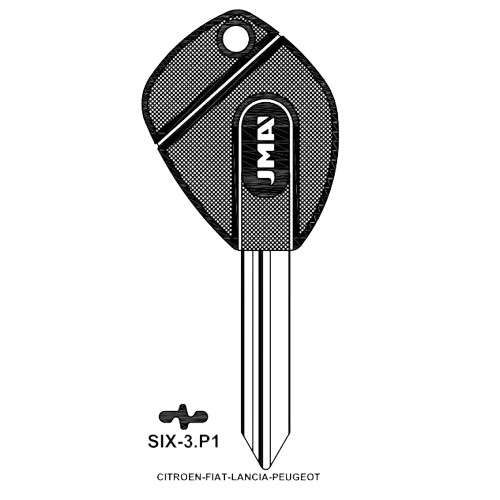 Key blank SIX-3P1