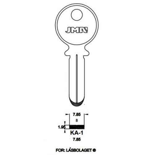 Key Blank KA-1