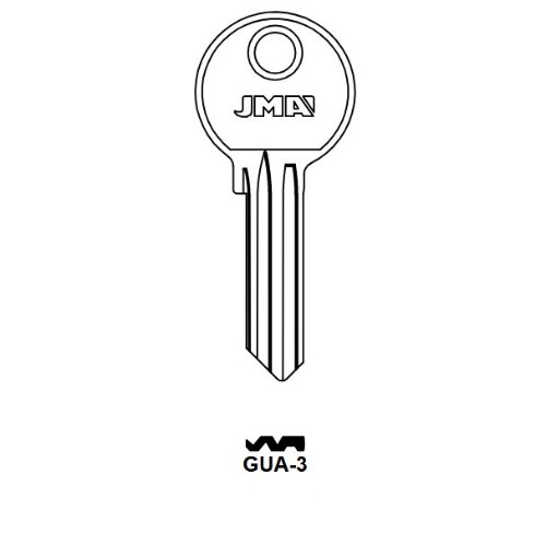 Key blank GUA-3