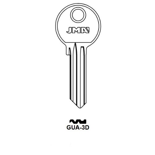 Key blank GUA-3D