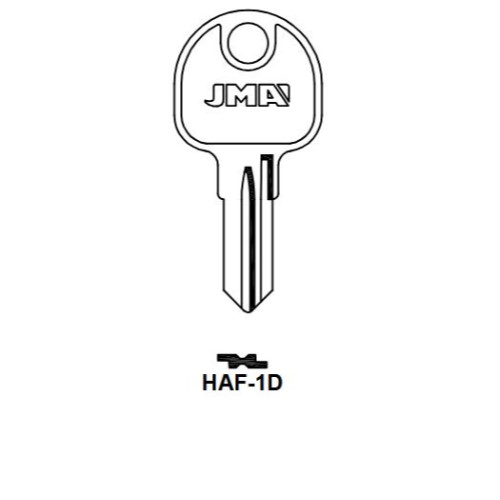 Key blank HAF-1D