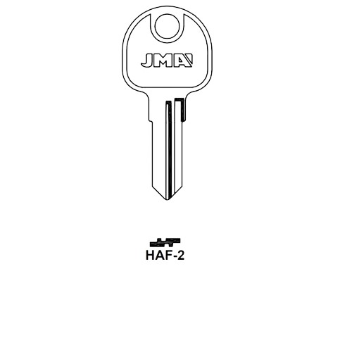 Key blank HAF-2