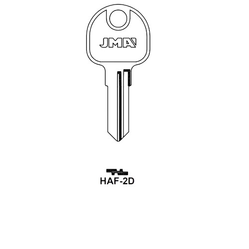 Key blank HAF-2D