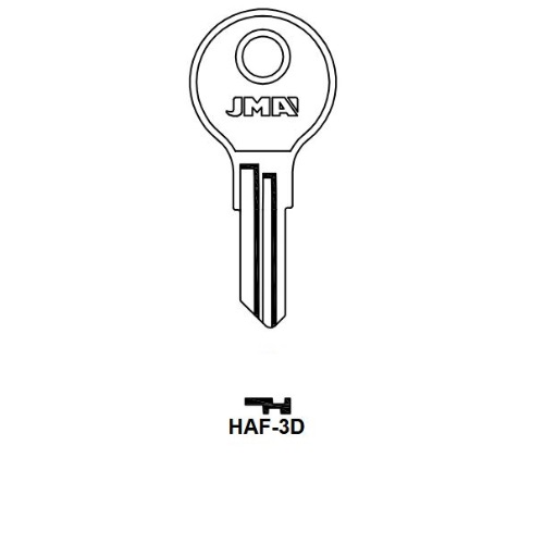 Key blank HAF-3D