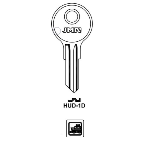 Key blank HUD-1D