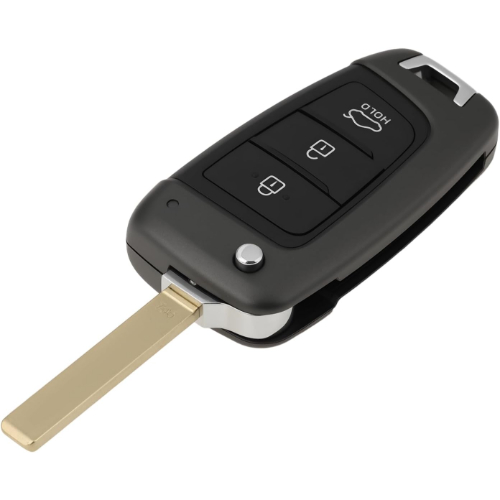 3 button remote key blank, fits Hyundai