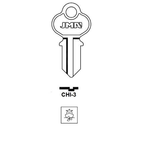 Key blank CHI-3