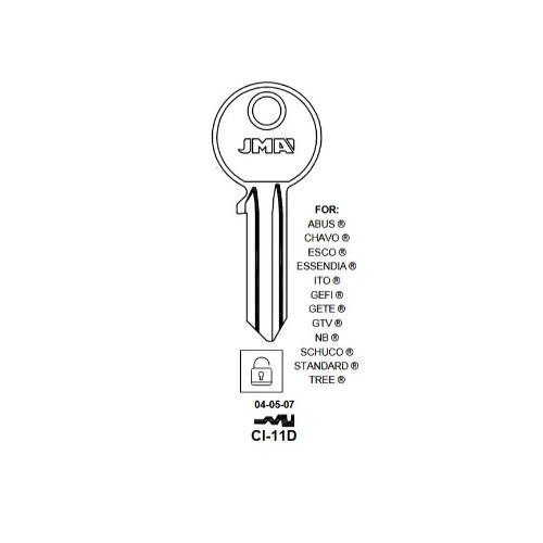 Key blank CI-11D