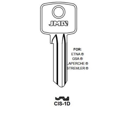 Key blank CIS-1D